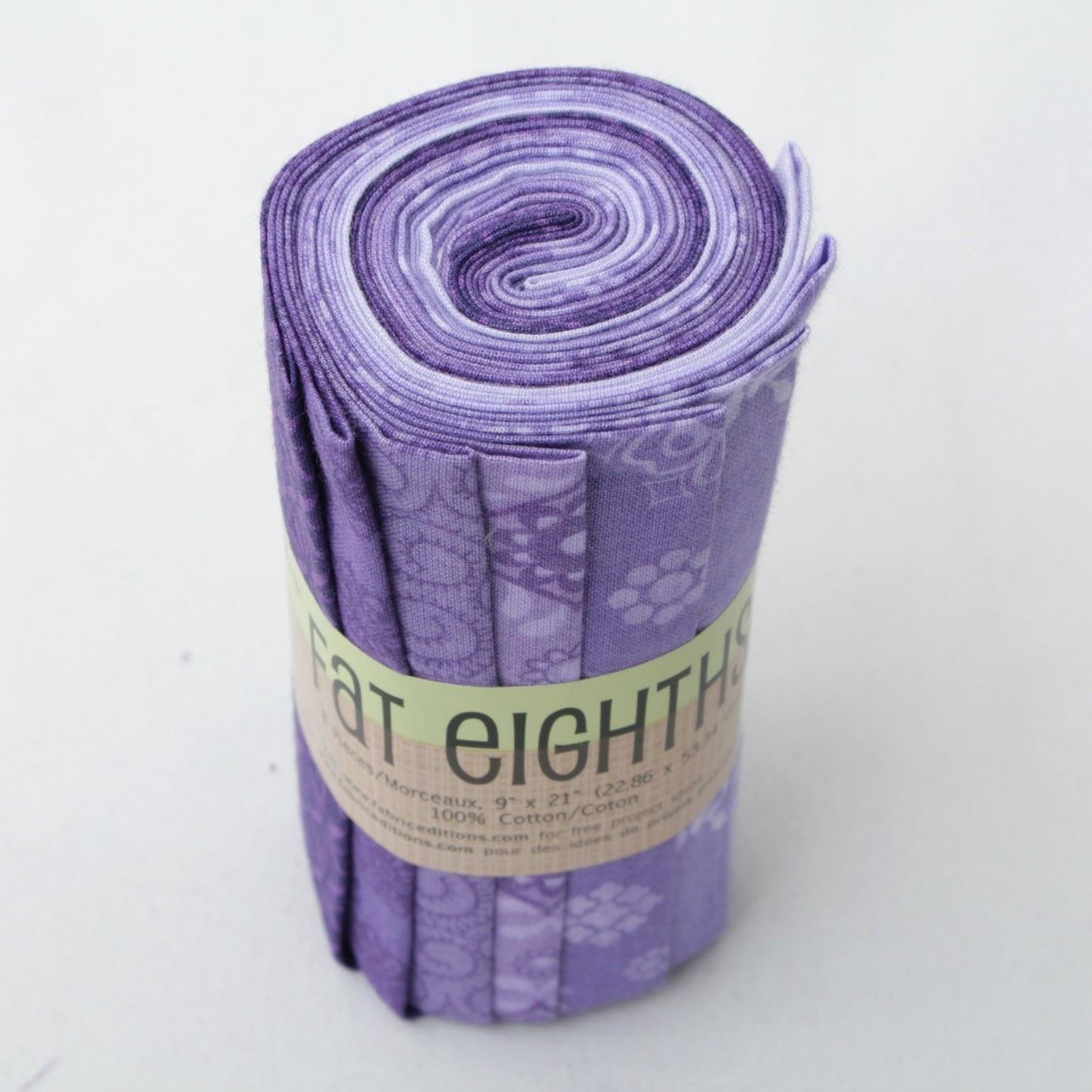 100 Cotton Fat Eighth Craft Jelly Roll Patchwork USA Fabric Gift Bundle