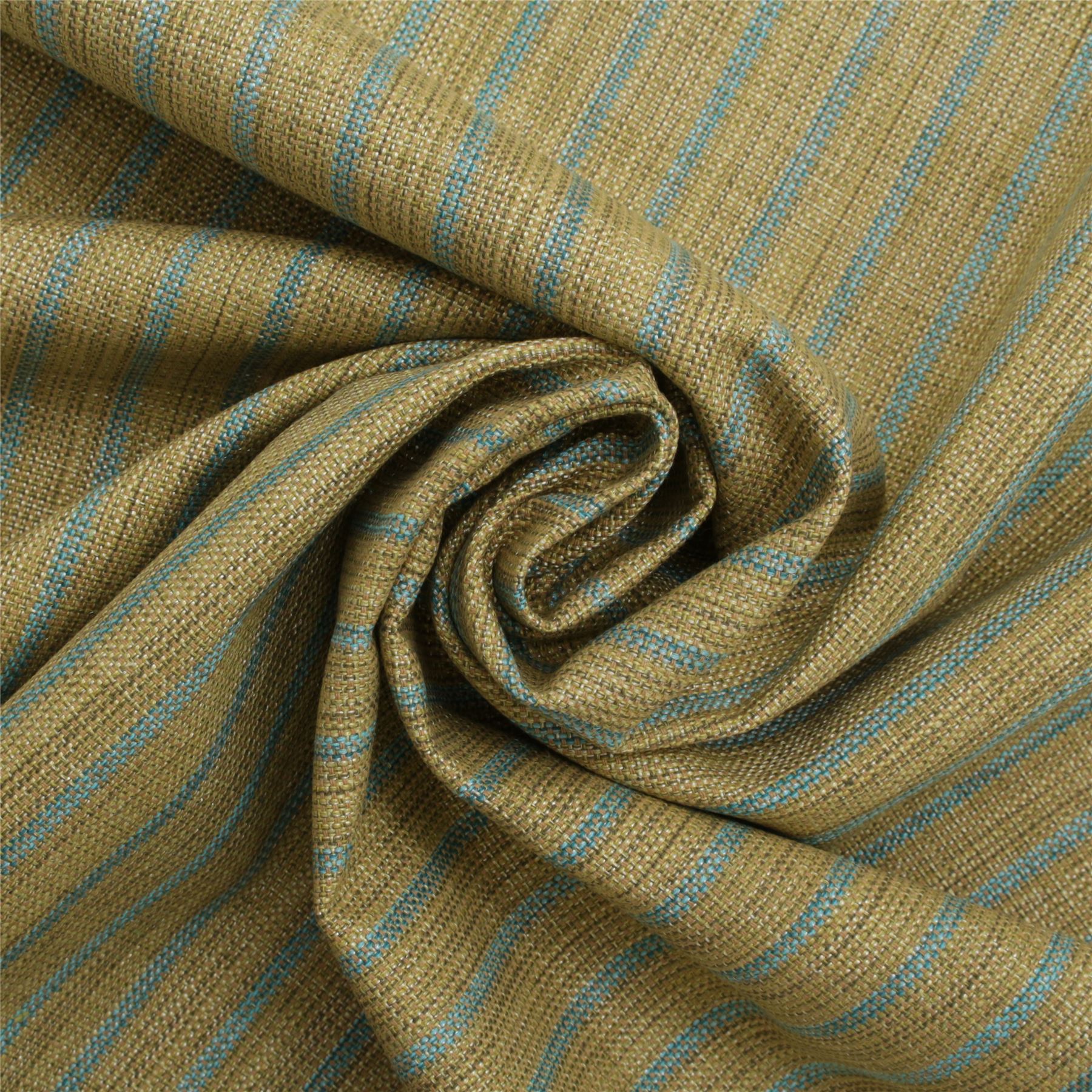 DUCK EGG BLUE LIME DOUBLE SIDED TARTAN CHECK STRIPED CURTAIN UPHOLSTERY