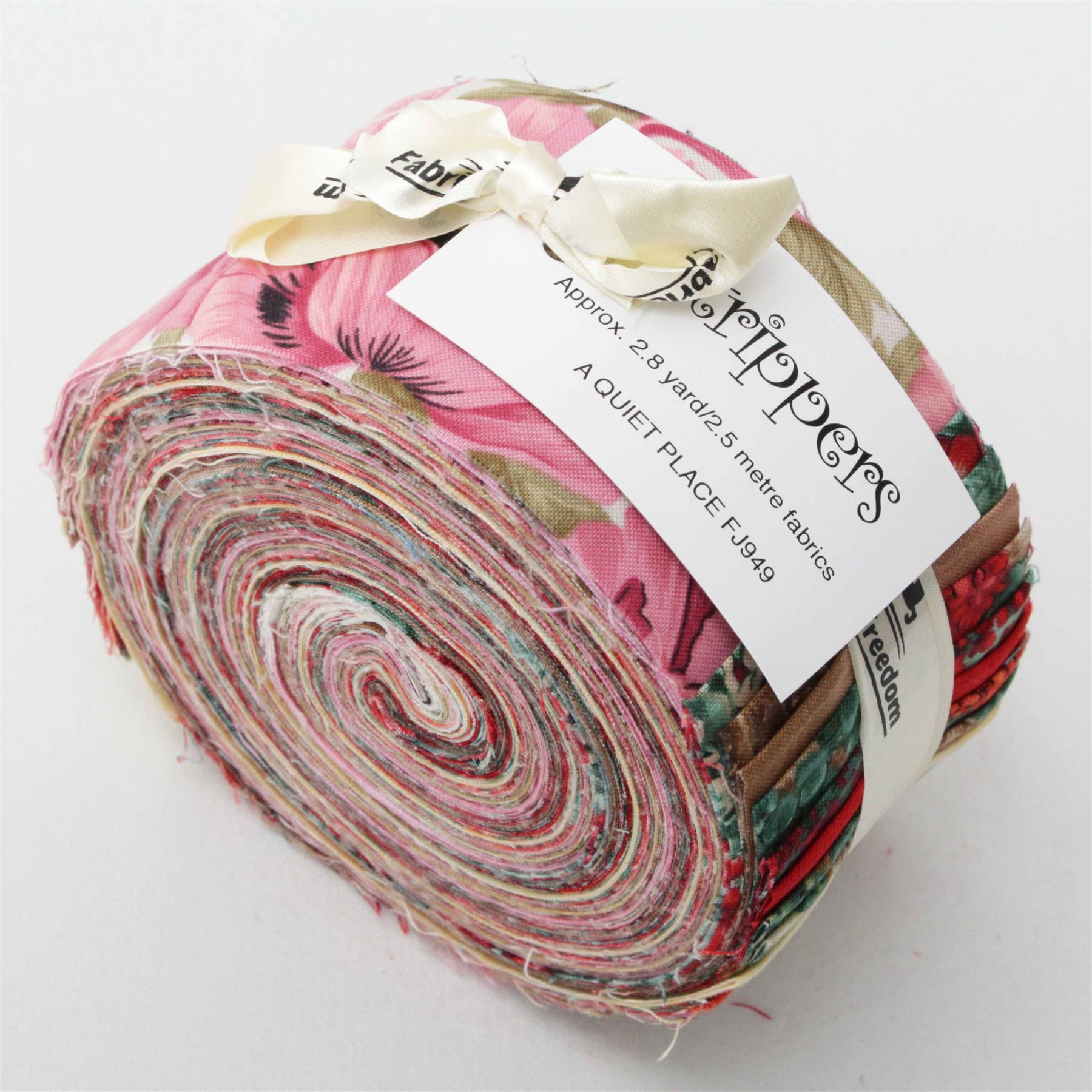 100COTTON JELLY ROLLS PATTERNED PATCHWORK STRIPS CRAFT & QUILTING
