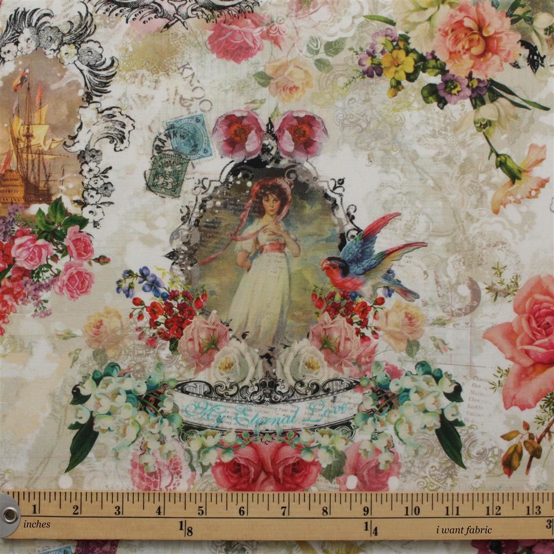 vintage shabby script full colour digital print 100 cotton upholstery fabric ebay vintage shabby script full colour digital print 100 cotton upholstery fabric ebay