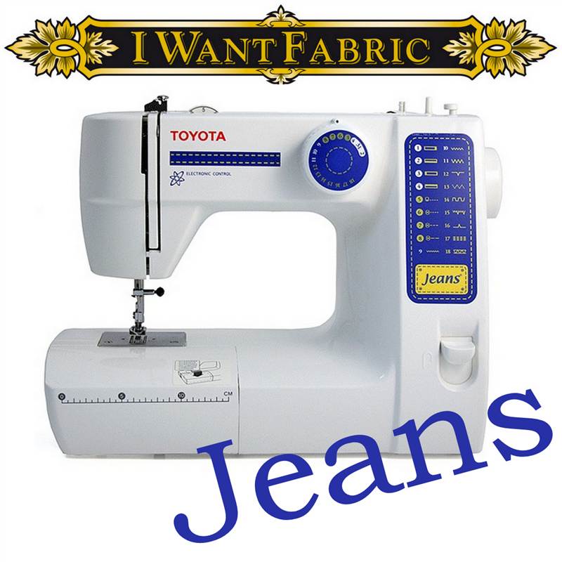 NEW TOYOTA JEANS JFS18 SEWING MACHINE SINGLE DIAL 18 STITCH PROGRAMMES