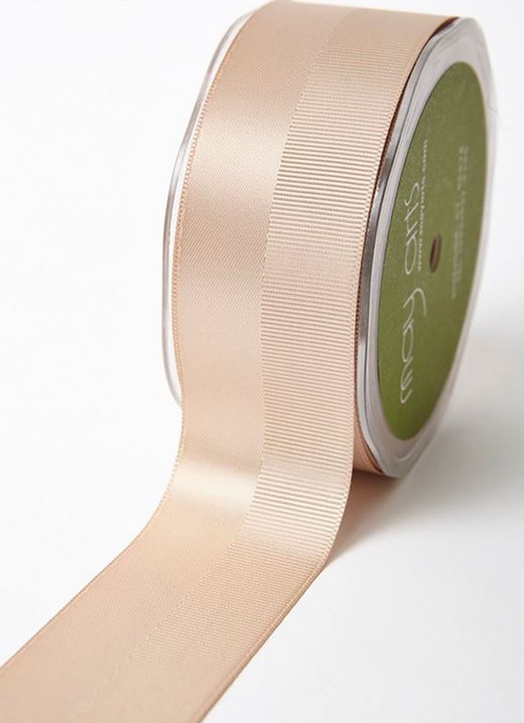 Double Band Satin Gross Grain Gift Wrap Tape Silk Ribbon Decor Craft 1.