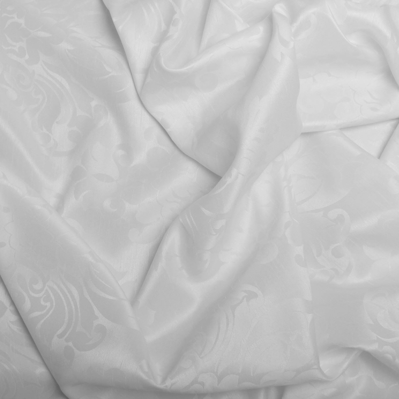 CLASSIC FLORAL FAUX SILK JACQUARD CURTAIN UPHOLSTERY FABRIC - 12 COLOURS - Picture 51 of 56