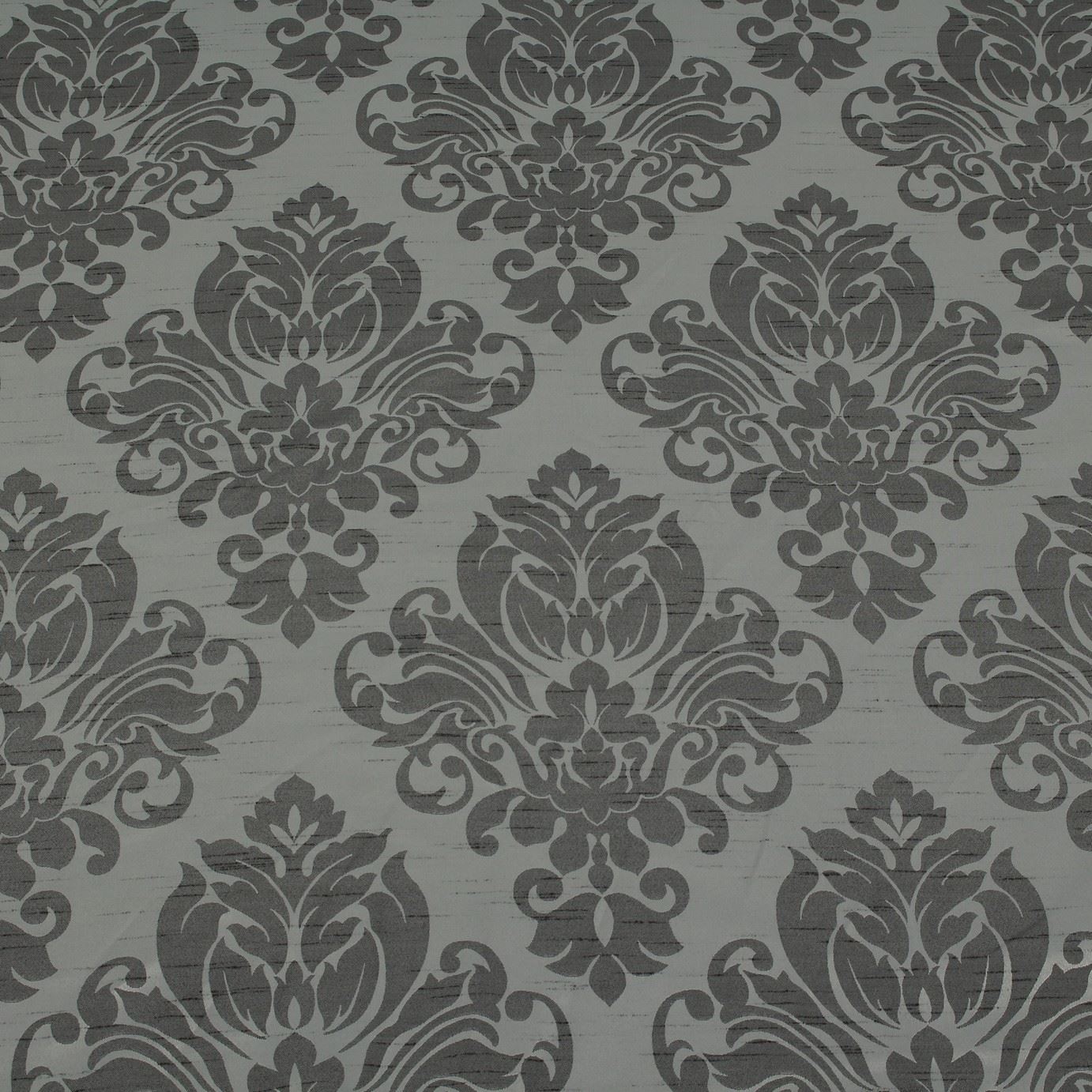 CLASSIC FLORAL FAUX SILK JACQUARD CURTAIN UPHOLSTERY FABRIC - 12 COLOURS - Picture 47 of 56
