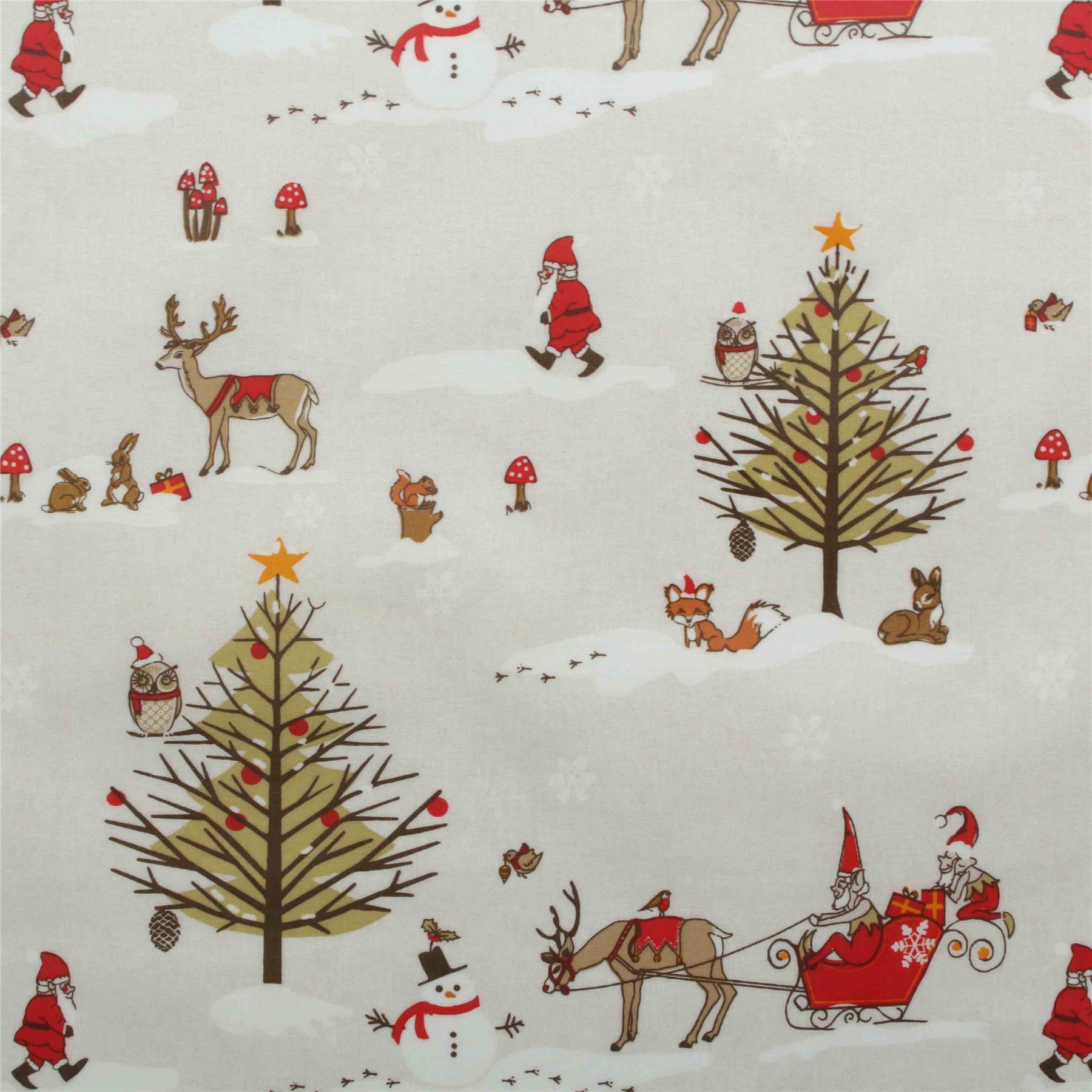 xmas vintage christmas santa cotton wipeclean pvc xmas vintage christmas santa cotton wipeclean pvc