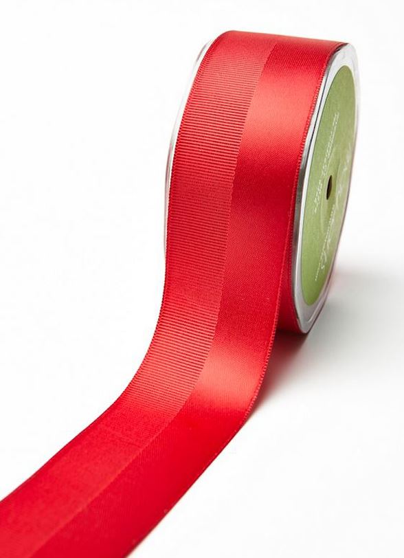 Double Band Satin Gross Grain Gift Wrap Tape Silk Ribbon Decor Craft 1.