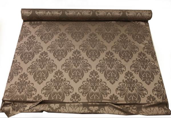 CLASSIC FLORAL FAUX SILK JACQUARD CURTAIN UPHOLSTERY FABRIC - 12 COLOURS - Picture 9 of 56