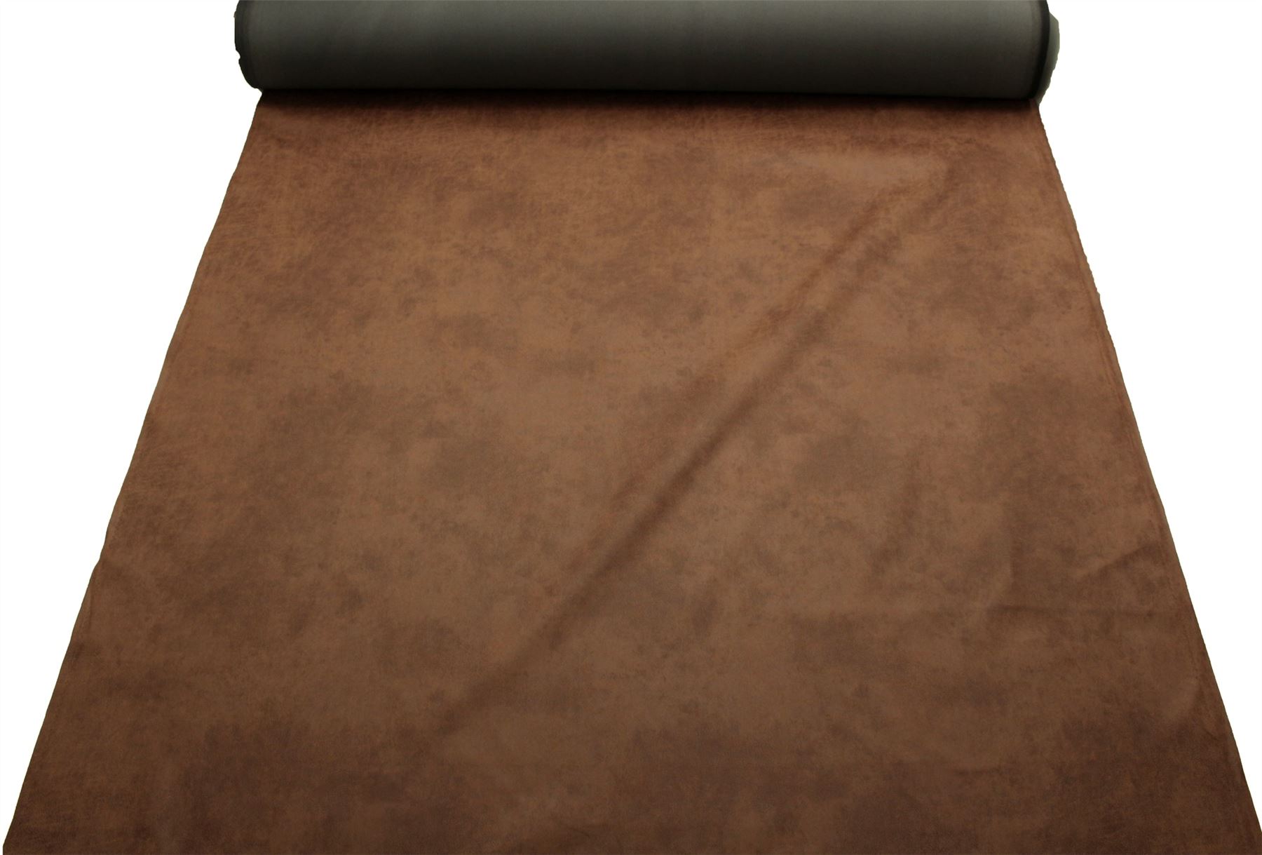 AGED BROWN DISTRESSED ANTIQUED SUEDE FAUX LEATHER LEATHERETTE UPHOLSTERY FABRIC - Picture 53 of 55