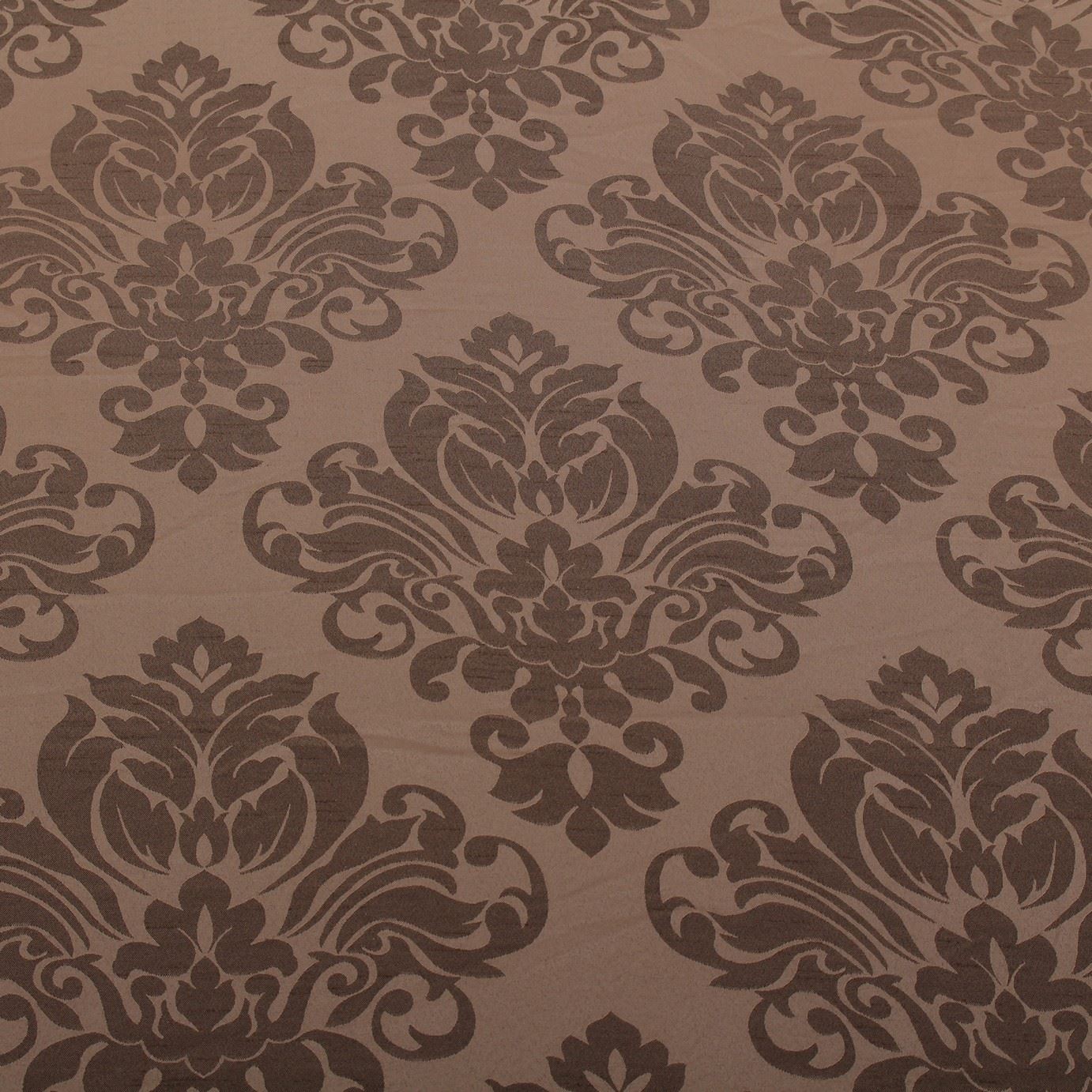 CLASSIC FLORAL FAUX SILK JACQUARD CURTAIN UPHOLSTERY FABRIC - 12 COLOURS - Picture 10 of 56