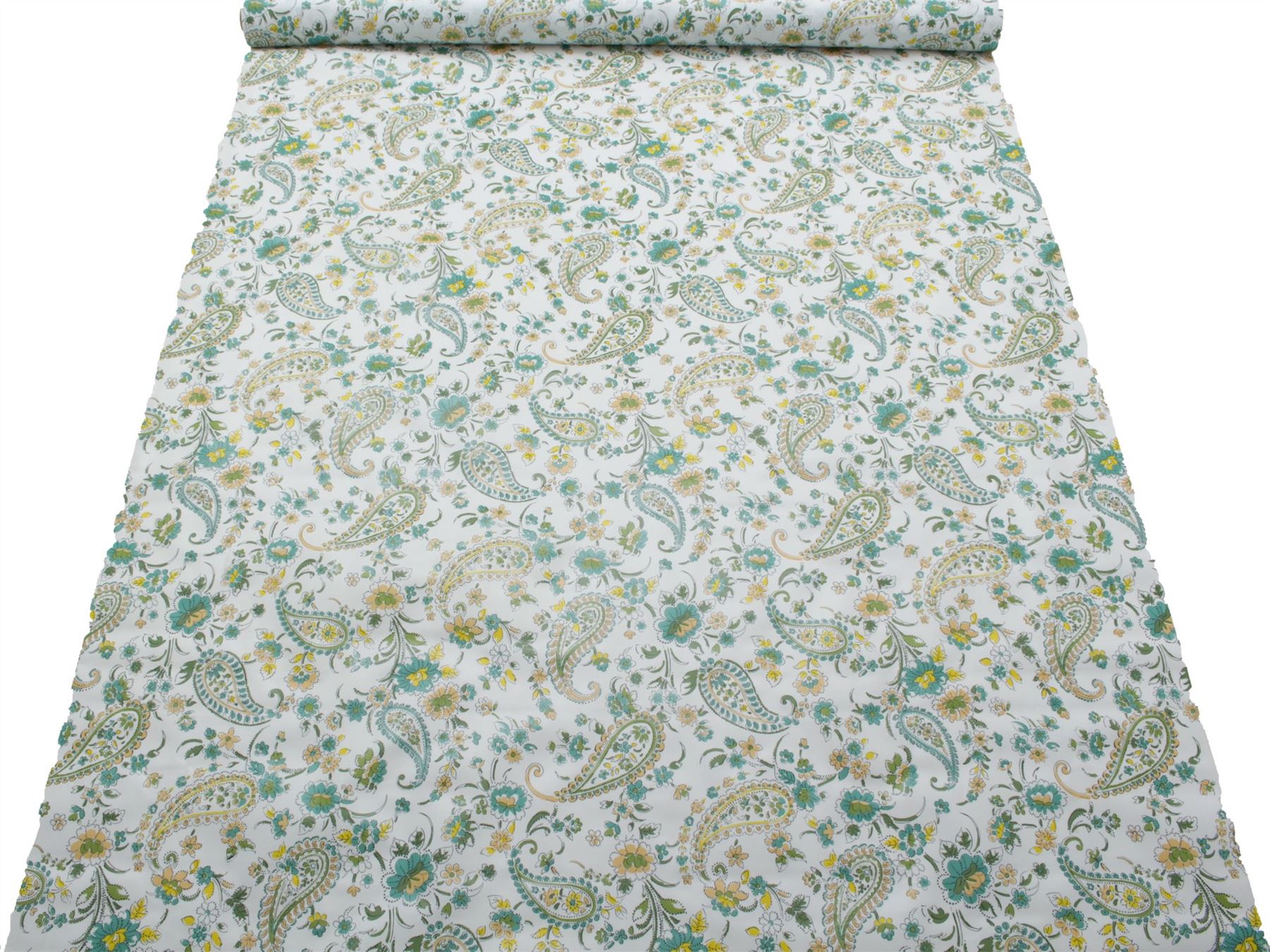 FLORAL GINGHAM POLKA DOT PRINT PVC COATED COVERING TABLECLOTH OILCLOTH