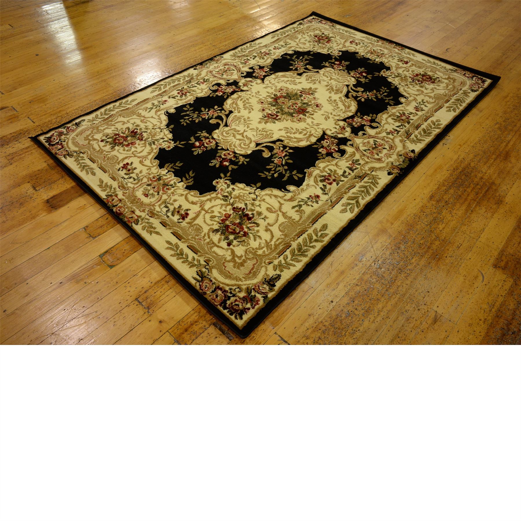 Persian Style Traditional rugs Oriental Carpet 5'x8' Black Classic Aubusson Rug eBay