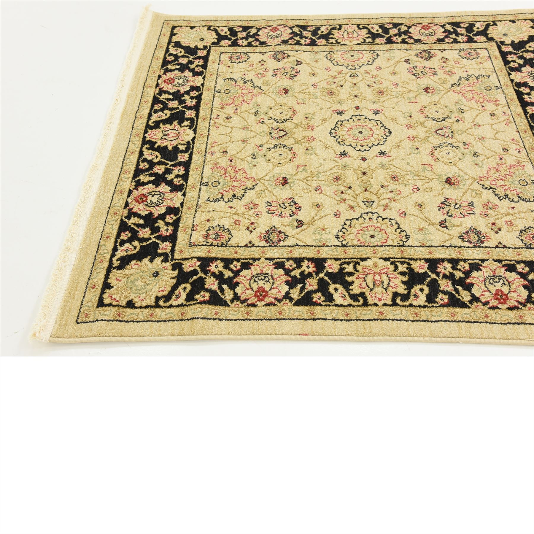 Traditional Oriental Persian Style Rugs Cream 4' x 4' Heritage Rug eBay