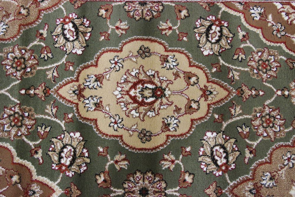 TRADITIONAL PERSIAN EMERALD RUG 9.8X6.6FT GREEN ORIENTAL RUGS CARPET