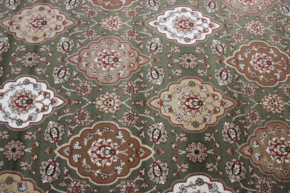 TRADITIONAL PERSIAN EMERALD RUG 9.8X6.6FT GREEN ORIENTAL RUGS CARPET