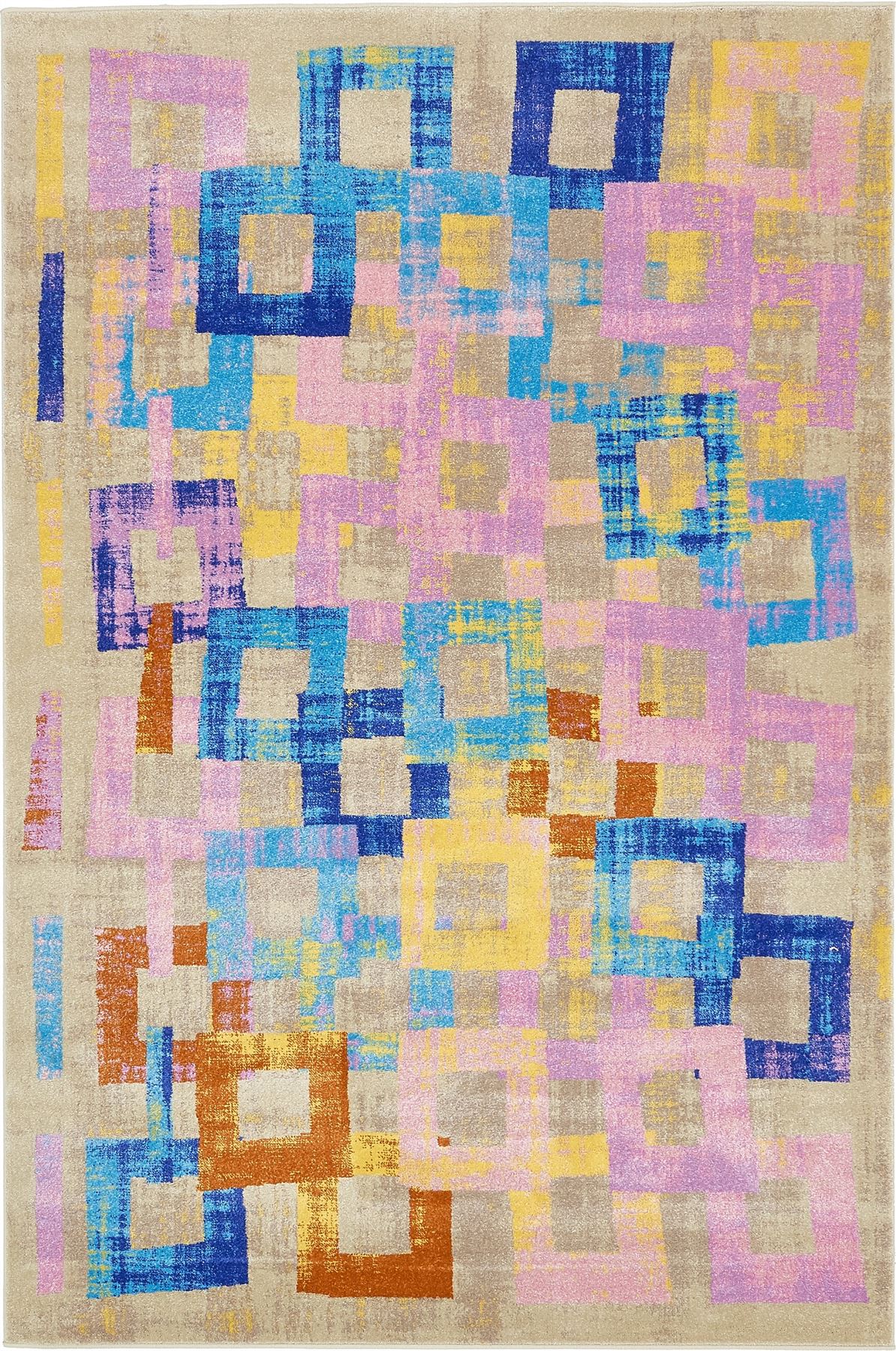 Area Rug New Flooring Decor Carpets Multi Color Modern Rug Modern