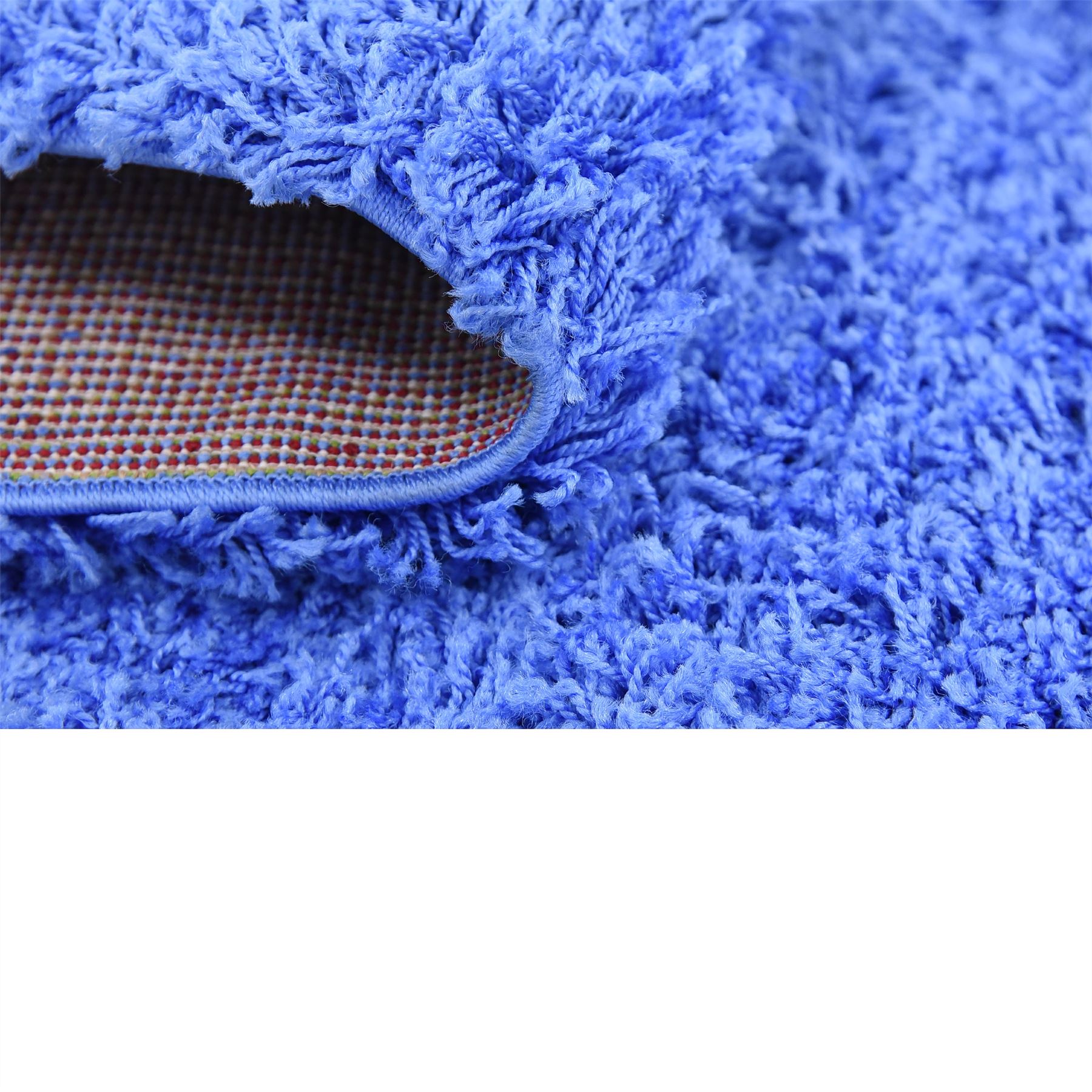 Periwinkle Blue 6' 11 x 10' Solid Shag Modern Rugs Floor Carpet Area