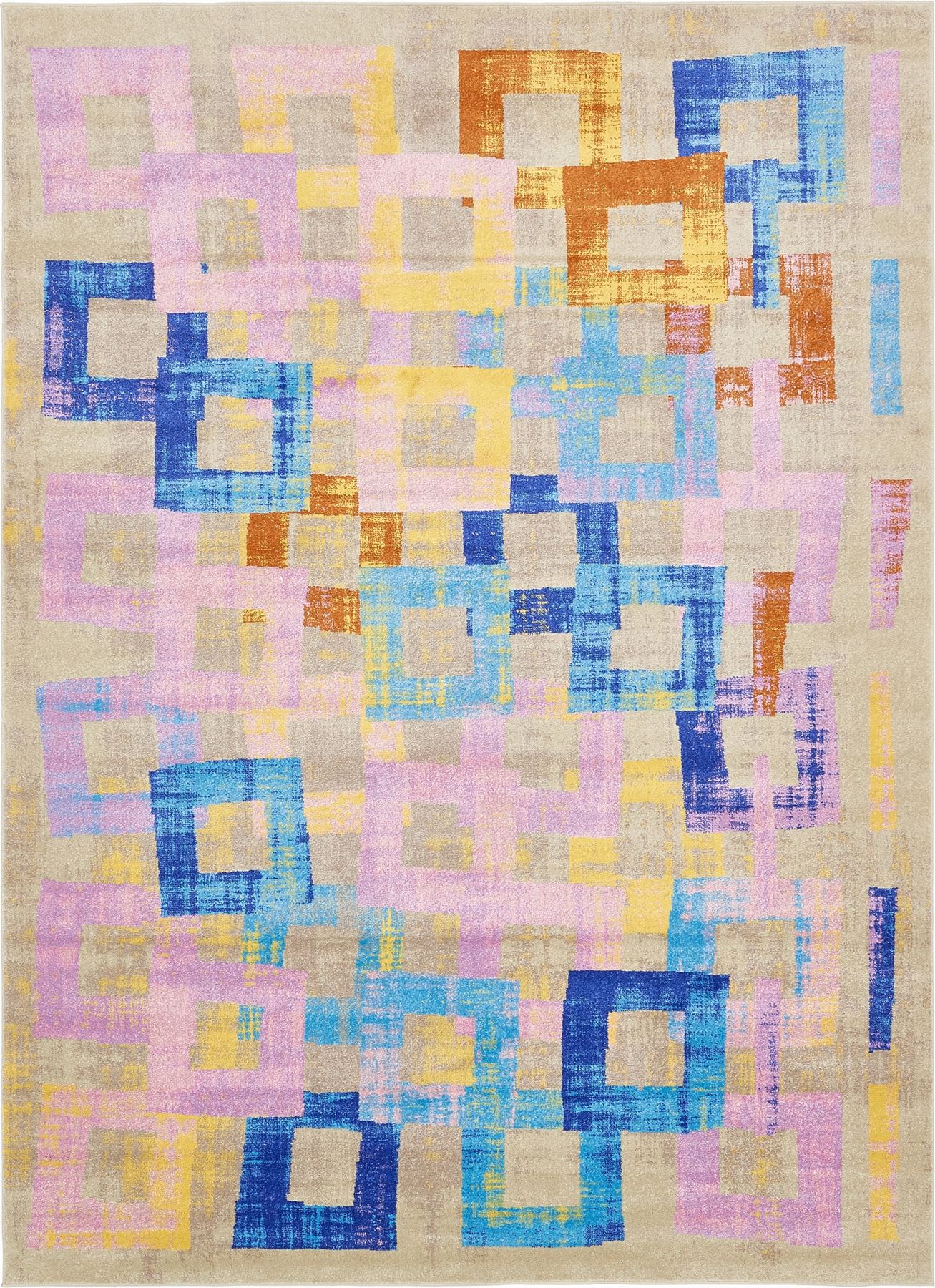 Area Rug New Flooring Decor Carpets Multi Color Modern Rug Modern