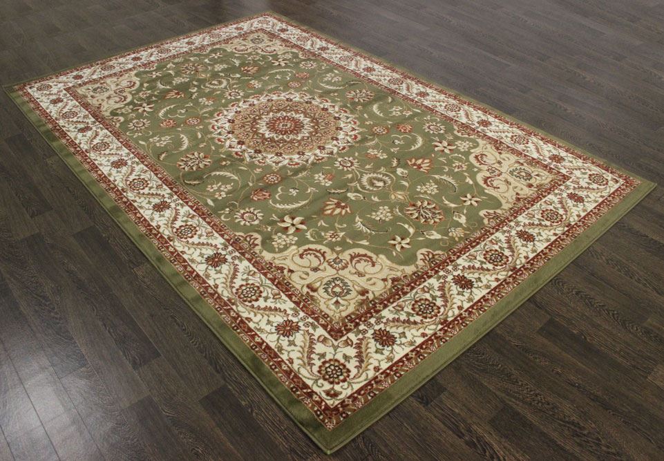 TRADITIONAL MARBLE RUG 9.8X6.6FT GREEN ORIENTAL RUGS CARPET A2ZRUG