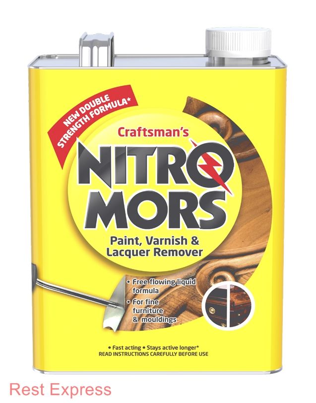 NITROMORS New Craftsmans Paint, Varnish & Lacquer Stripper/Remover 4L