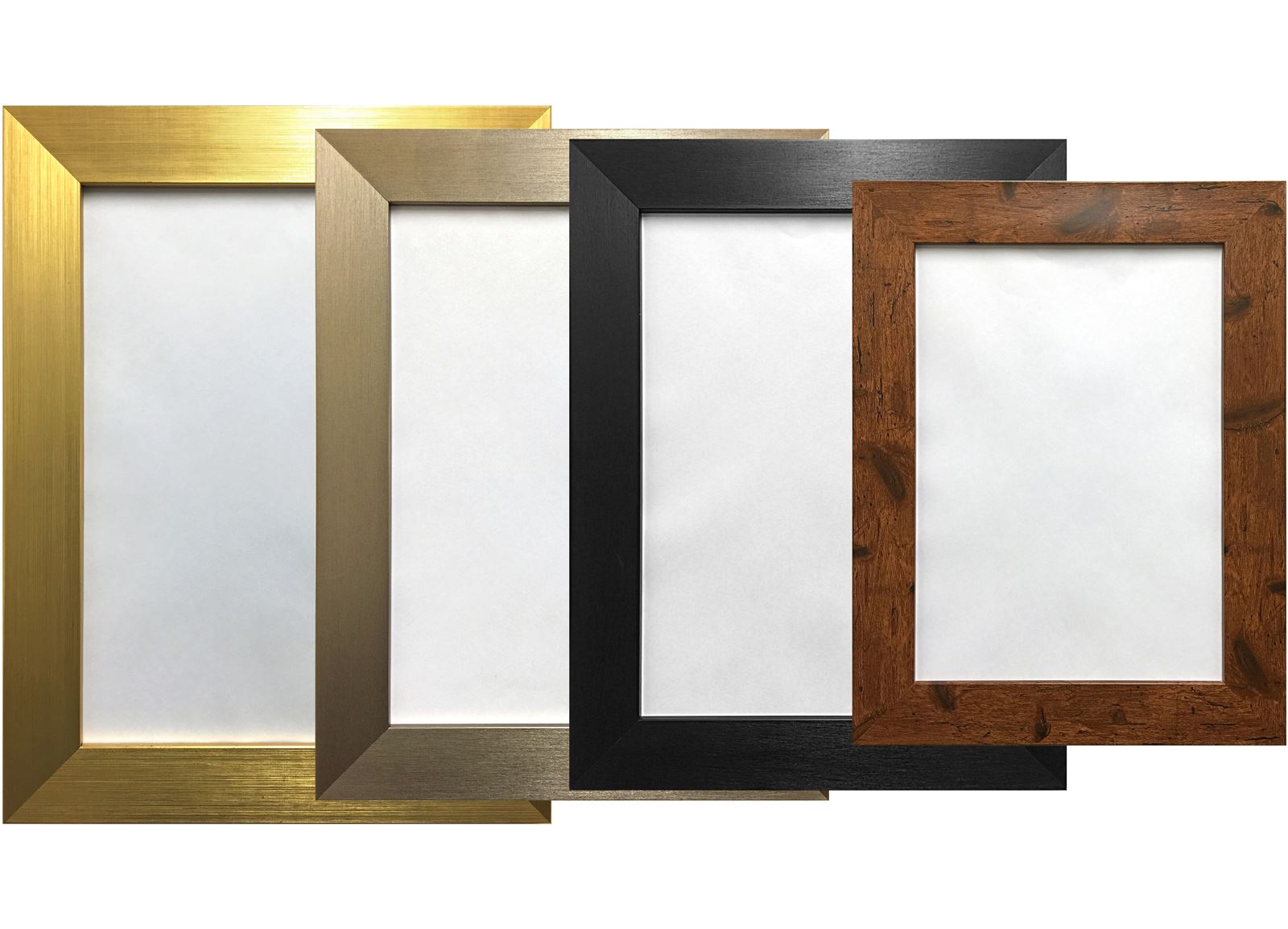 Photo Picture Poster Frame Modern Flat Brushed Finish Wide Modling