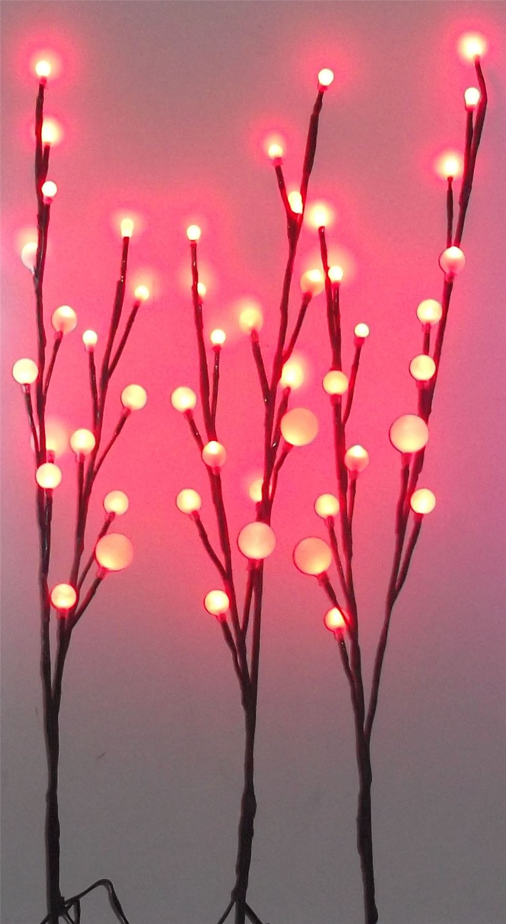 decorative christmas 48 led ball branch of 3 twig lights decorative christmas 48 led ball branch of 3 twig lights