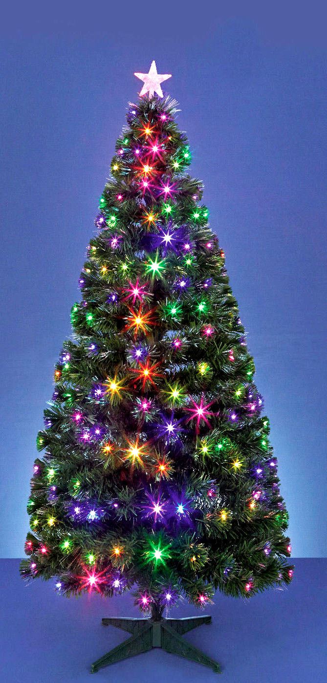 new kasco 2 6 ft fibre optic christmas tree with colour new kasco 2 6 ft fibre optic christmas tree with colour