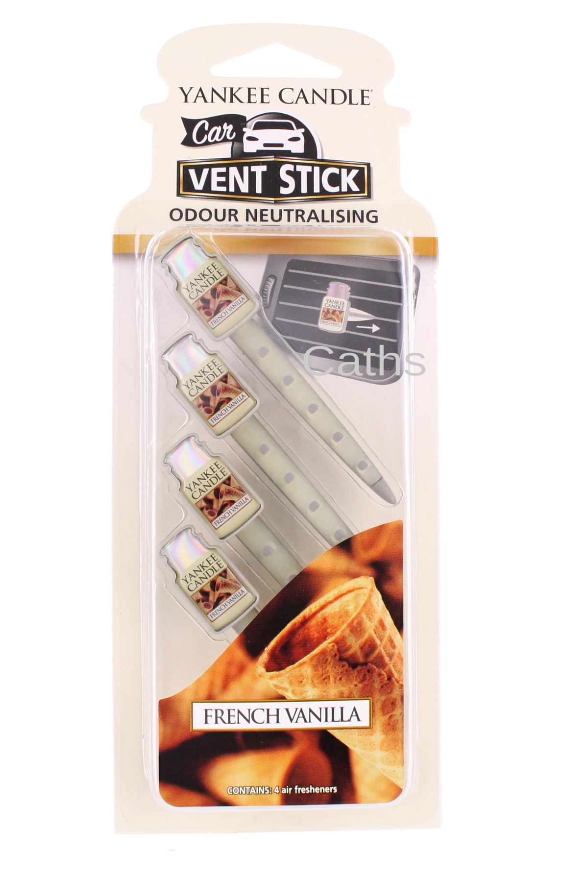 Yankee Candle Car Vent Sticks Air Freshener Fragrances Pack of Four eBay