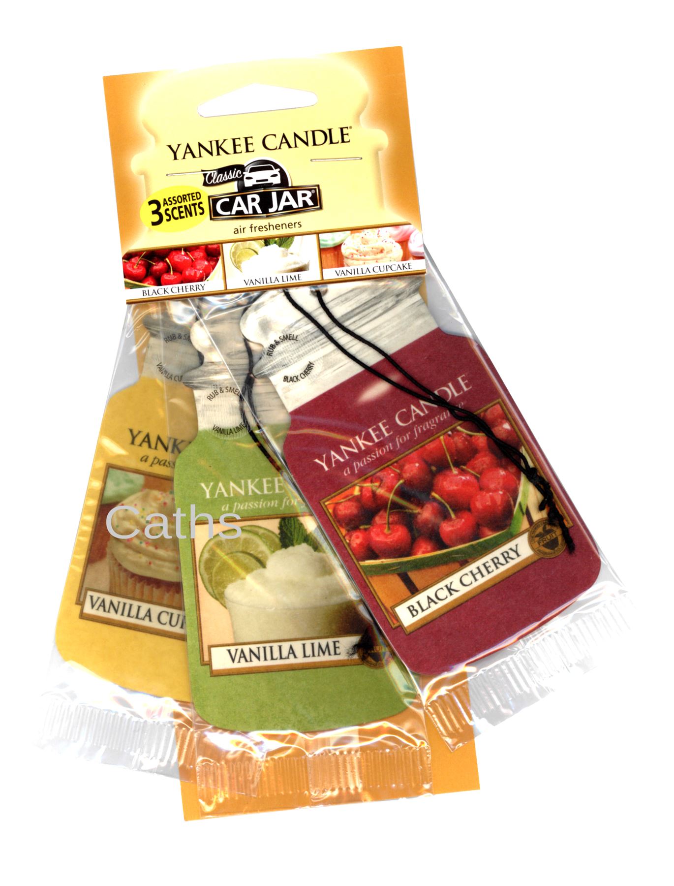 Yankee Candle Car Jar Car Air Fresheners 3 for 2 Bonus Pack Variety of