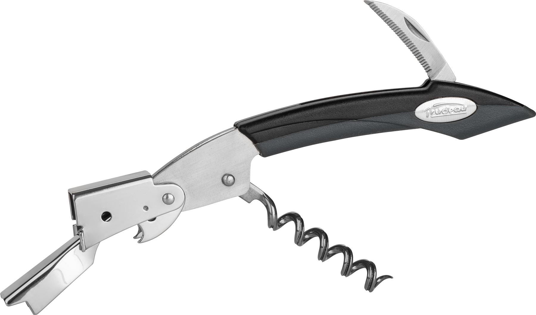 Trudeau Double Lever Corkscrew Black eBay