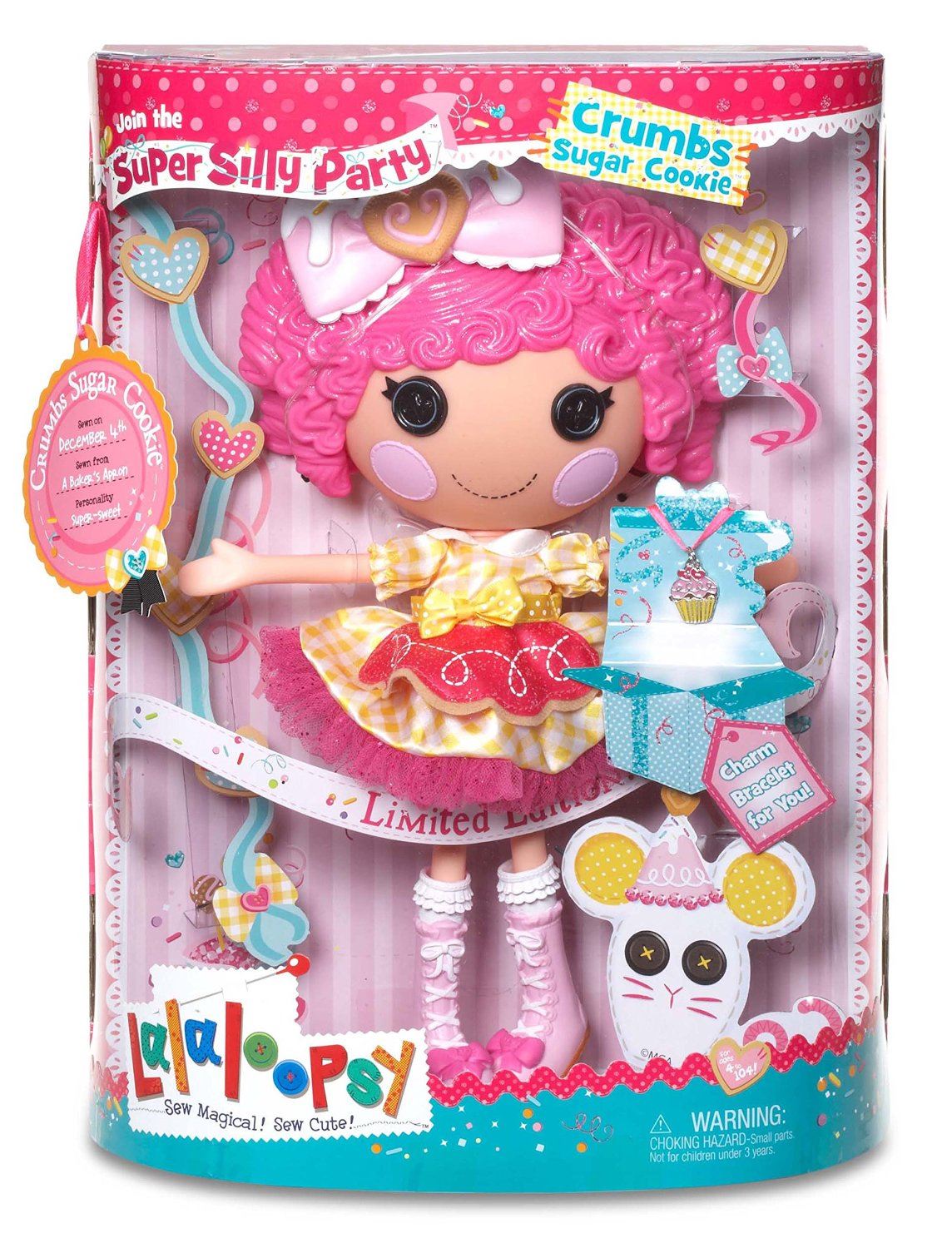 Lalaloopsy Super Silly Party Dolls, Mini Party Cake Mittens Crumbs