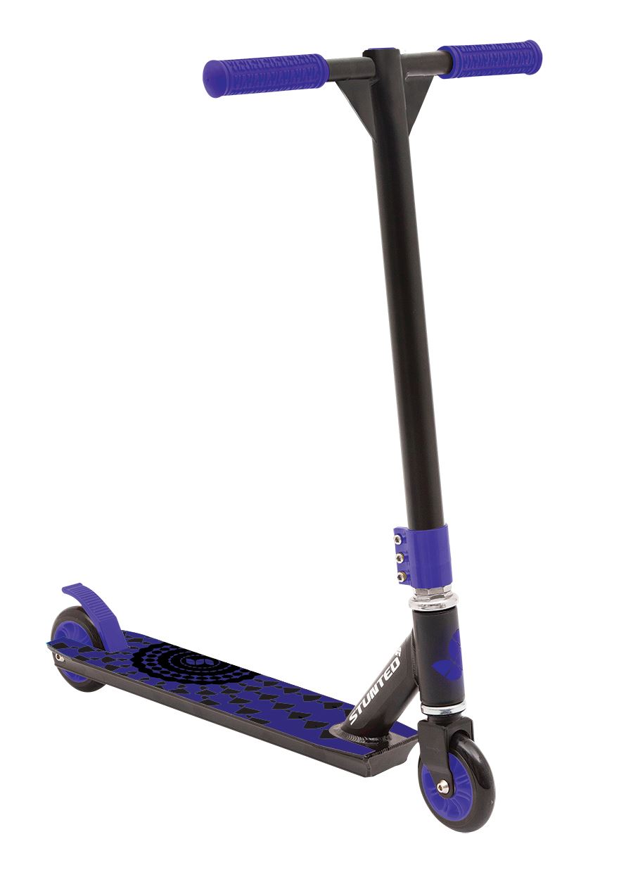 Stunted Stunt Scooters & Helmets Blue, Orange, Lime or Red eBay