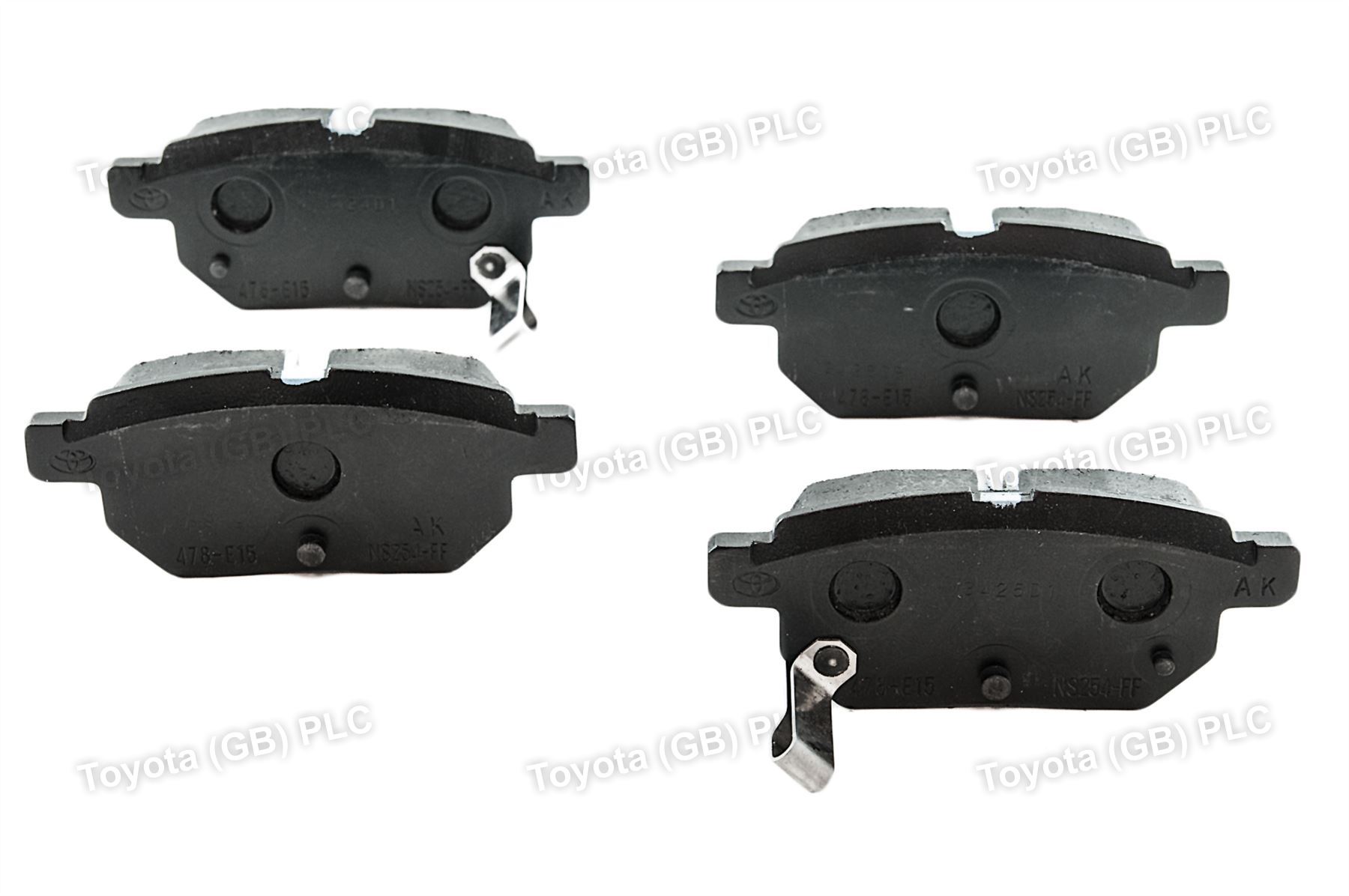 Genuine Toyota Auris/Corolla Car Replacement Rear Brake Pads 446612150