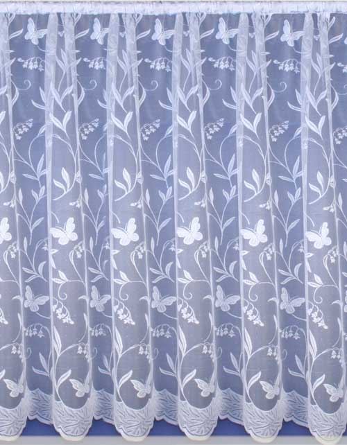 MODERN WHITE SHEER NET CURTAIN LUXURY LACE CURTAINS NETS SOLD BY THE METRE