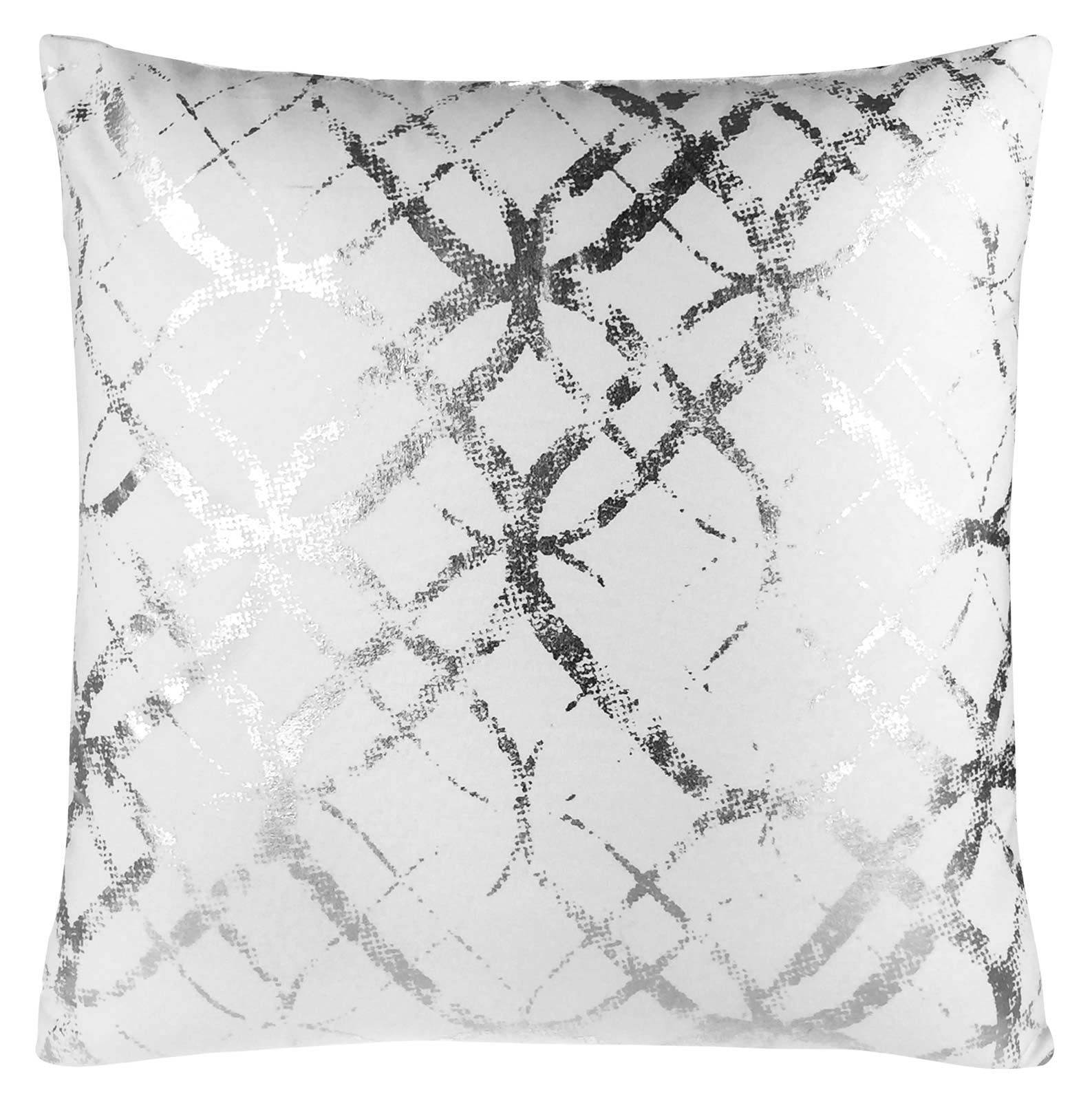 METALLIC PRINT CUSHION COVERS 100 COTTON WHITE SILVER BLACK GOLD COPPER eBay