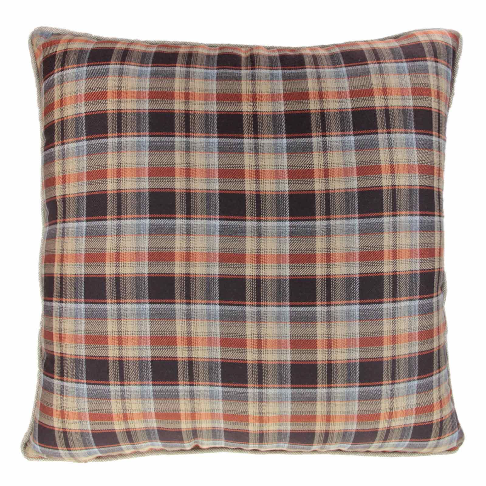 Tartan Check Owl & Scottie Dog Wool Cushion Covers & Cushions 18x18