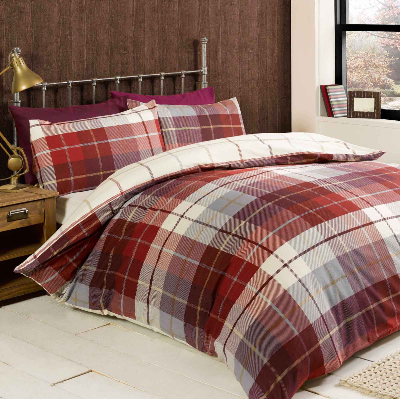 Terracotta Duvet Sets The Duvets Lewis Tartan Check Duvet Covers Quilt Sets Blue Red Terracotta