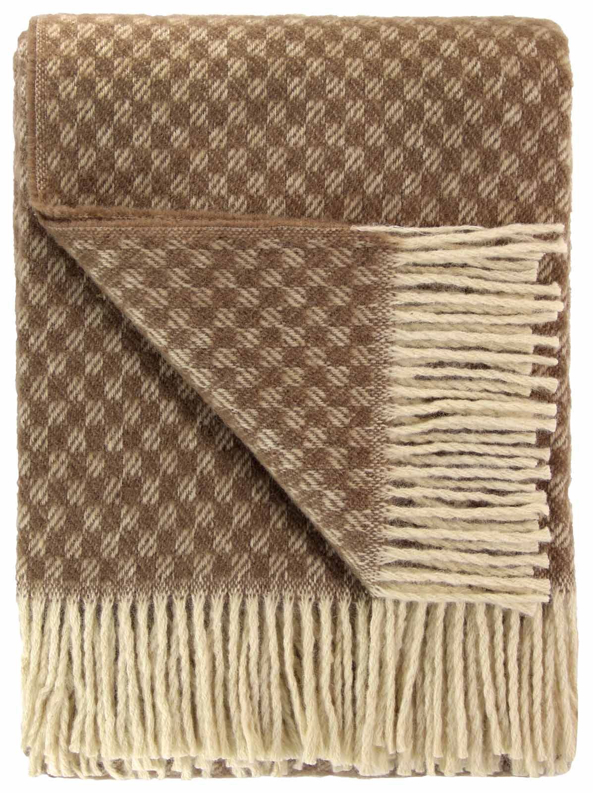 100 NEW ZEALAND WOOL THROW PLAID WOOL BLANKET BEDSPREAD 140cm x 200cm