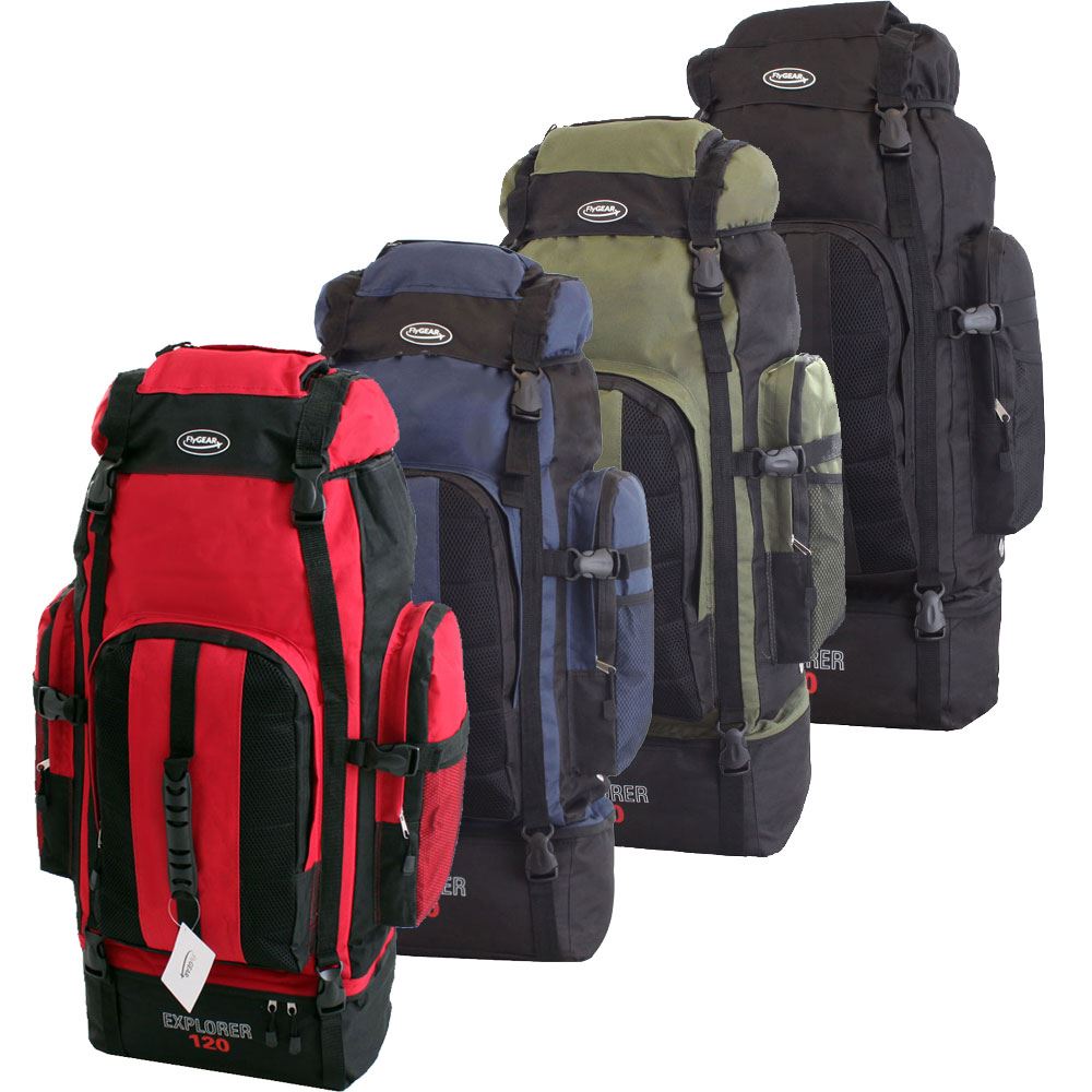 Extra Large 120 L Camping Hiking Outdoor Travel Backpack Rucksack