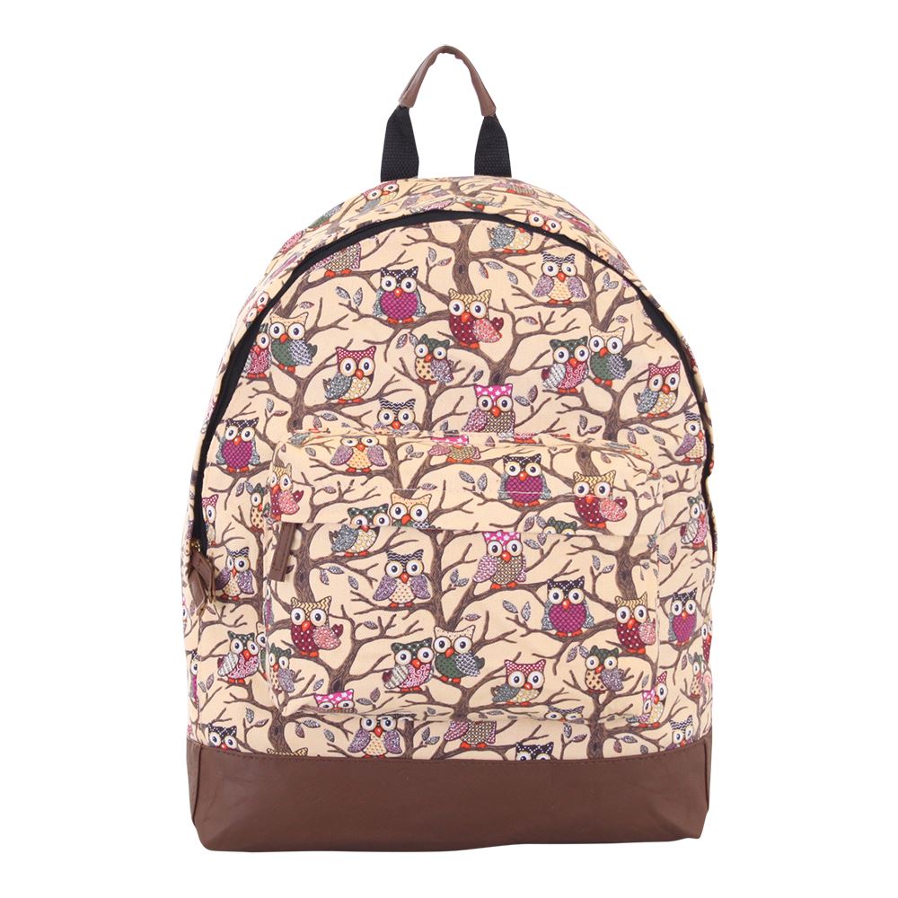 Mens Womens Boys Girls Backpack Rucksack Retro School A4 College Work