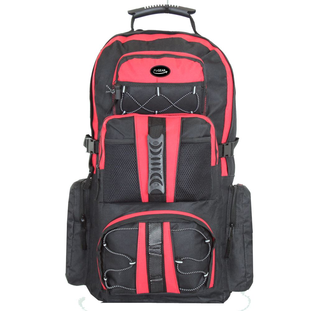 Large 65 Litres Camping Hiking Travel Rucksack Backpack Holiday Luggage