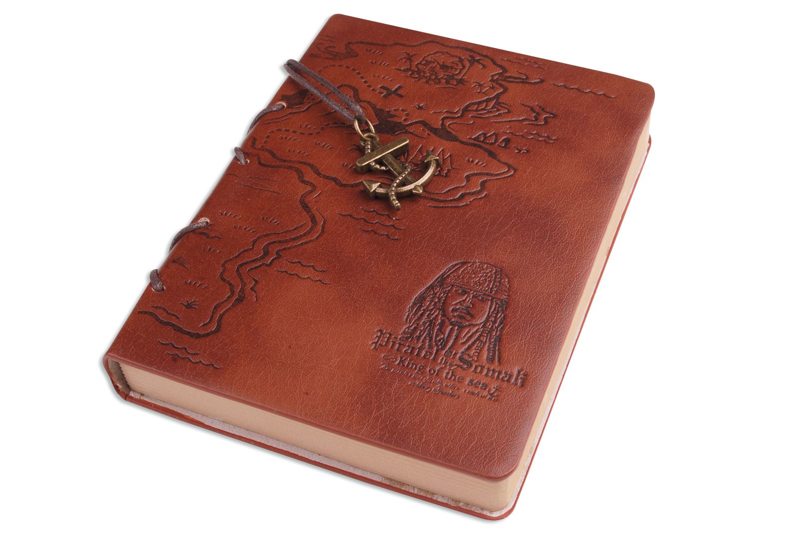 Hellfire Trading PU Leather Pirate Design Map Diary Journal Sketchbook