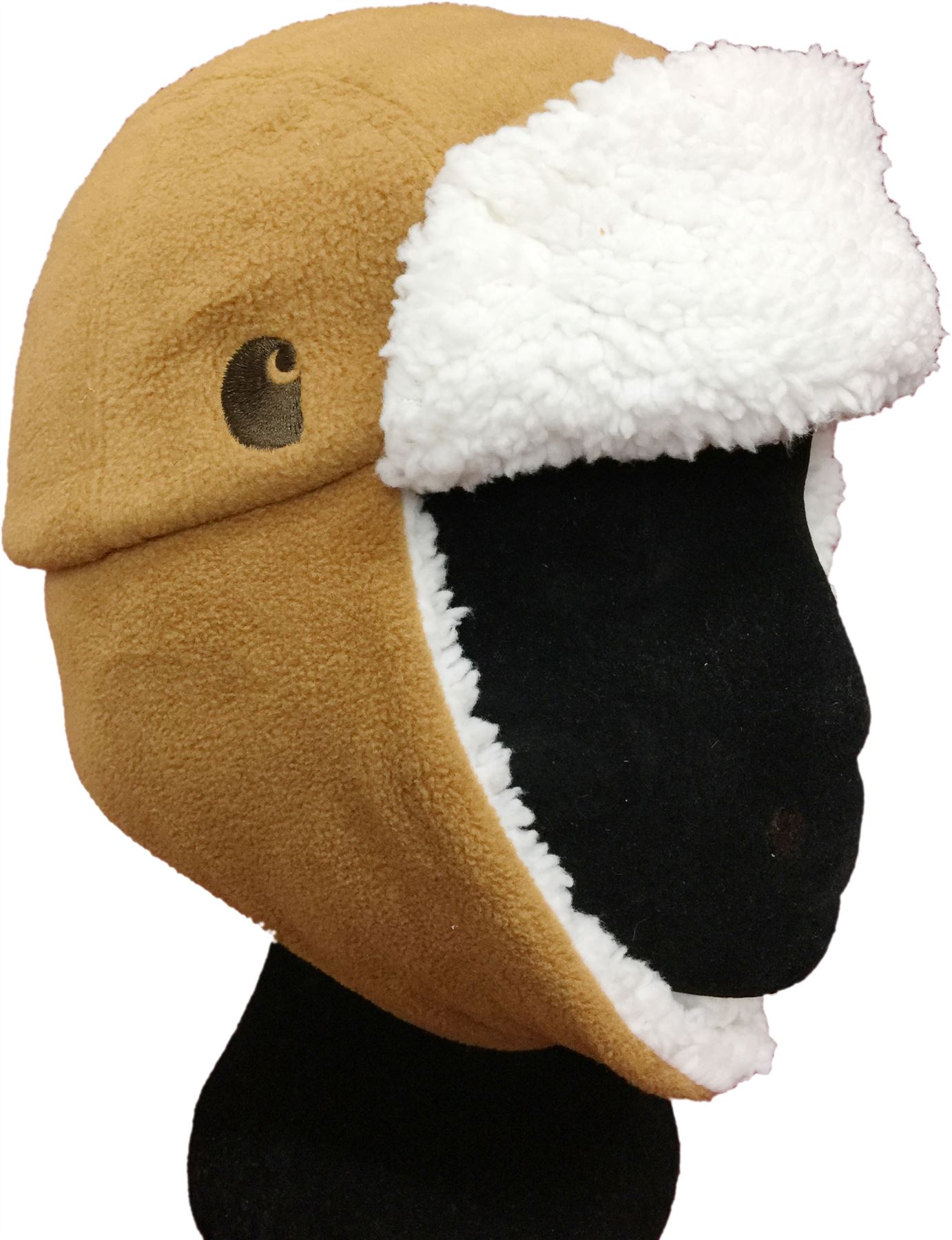 Carhartt Infant / Toddler Fleece Fur Lined Chin Strap Trapper Hats