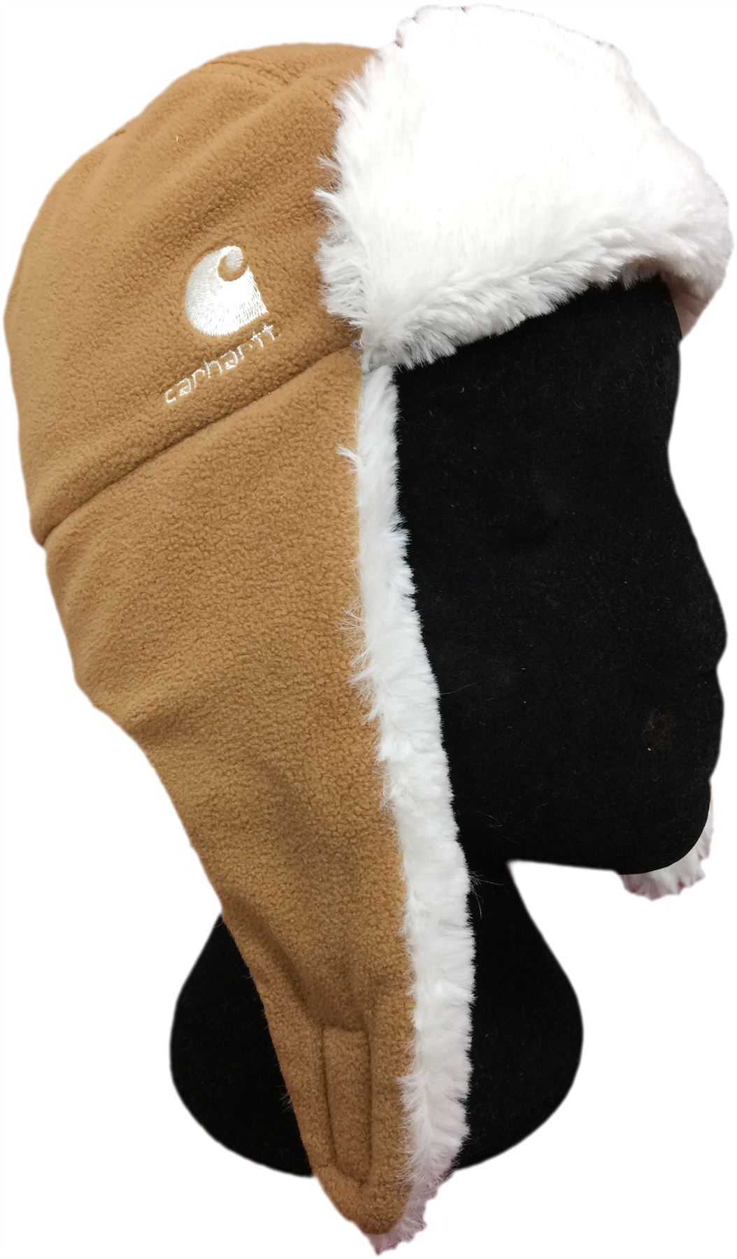 Carhartt Infant / Toddler Fleece Fur Lined Chin Strap Trapper Hats