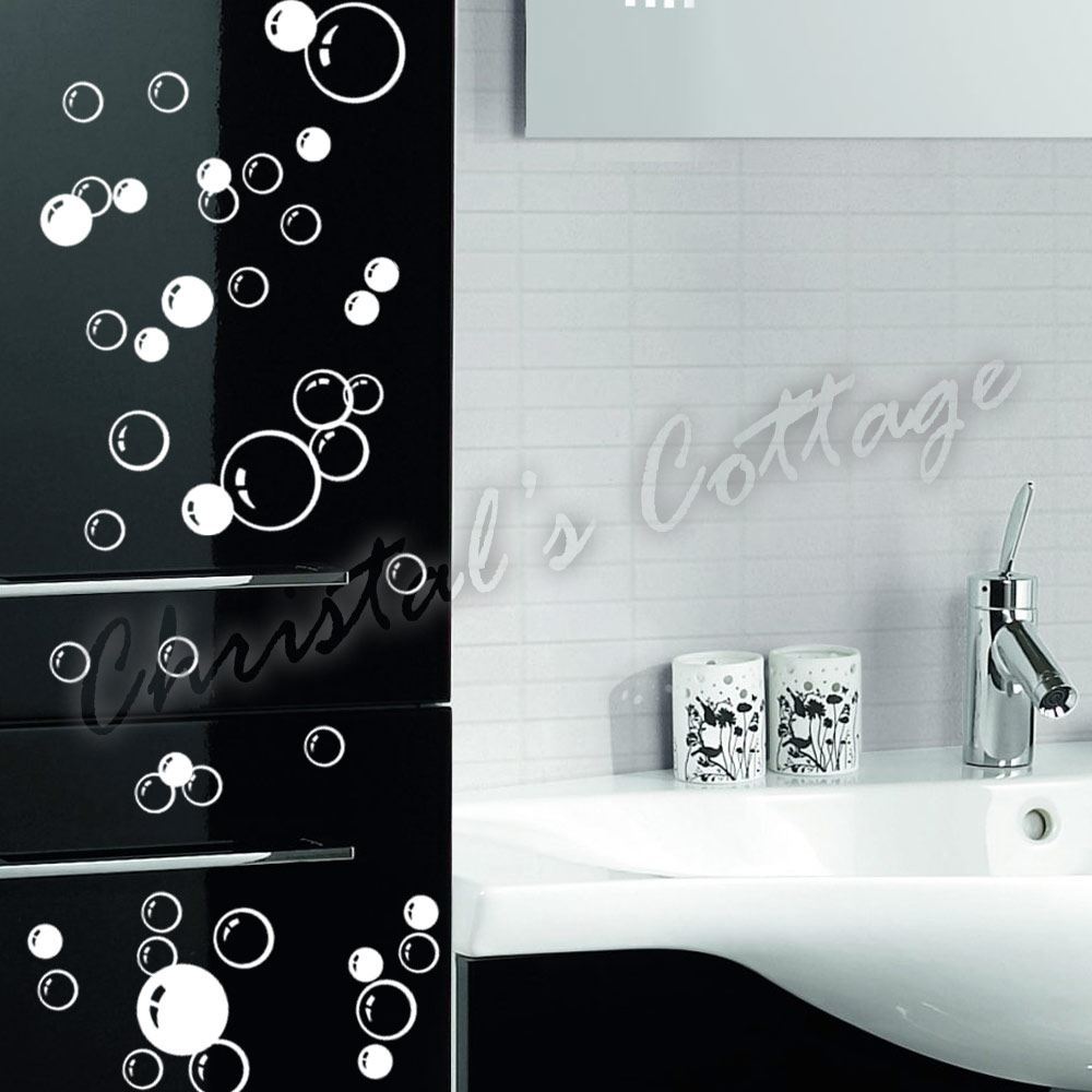 86 x adesivi murali bolle per parete bagno box doccia piastrelle ... Adesivi per porte vetro