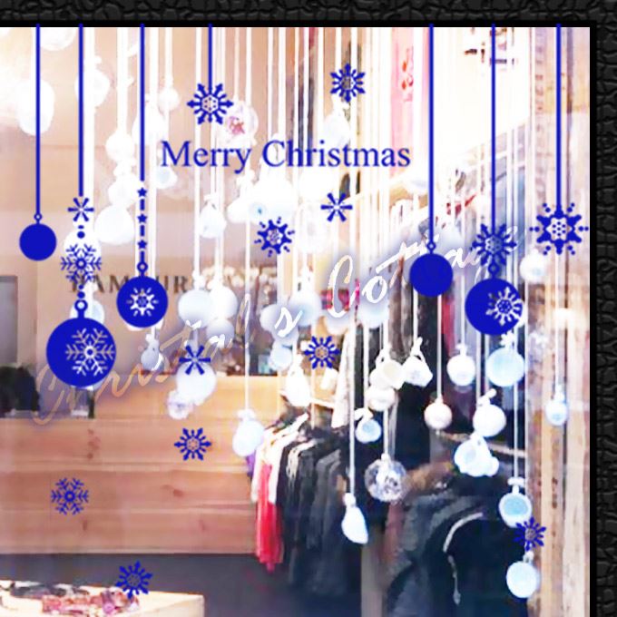 merry christmas ball snowflake shop window decoration merry christmas ball snowflake shop window decoration