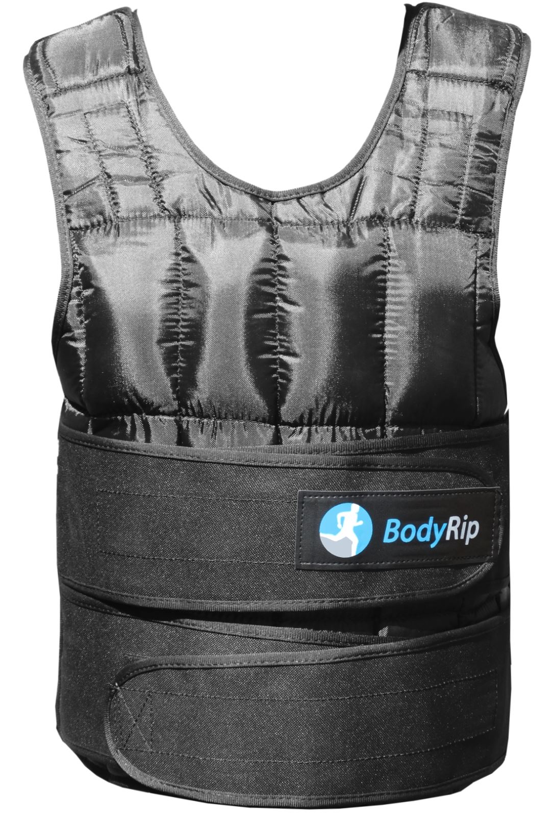 BodyRip 15kg Weighted Vest Neoprene Lining Extra Padding Removable
