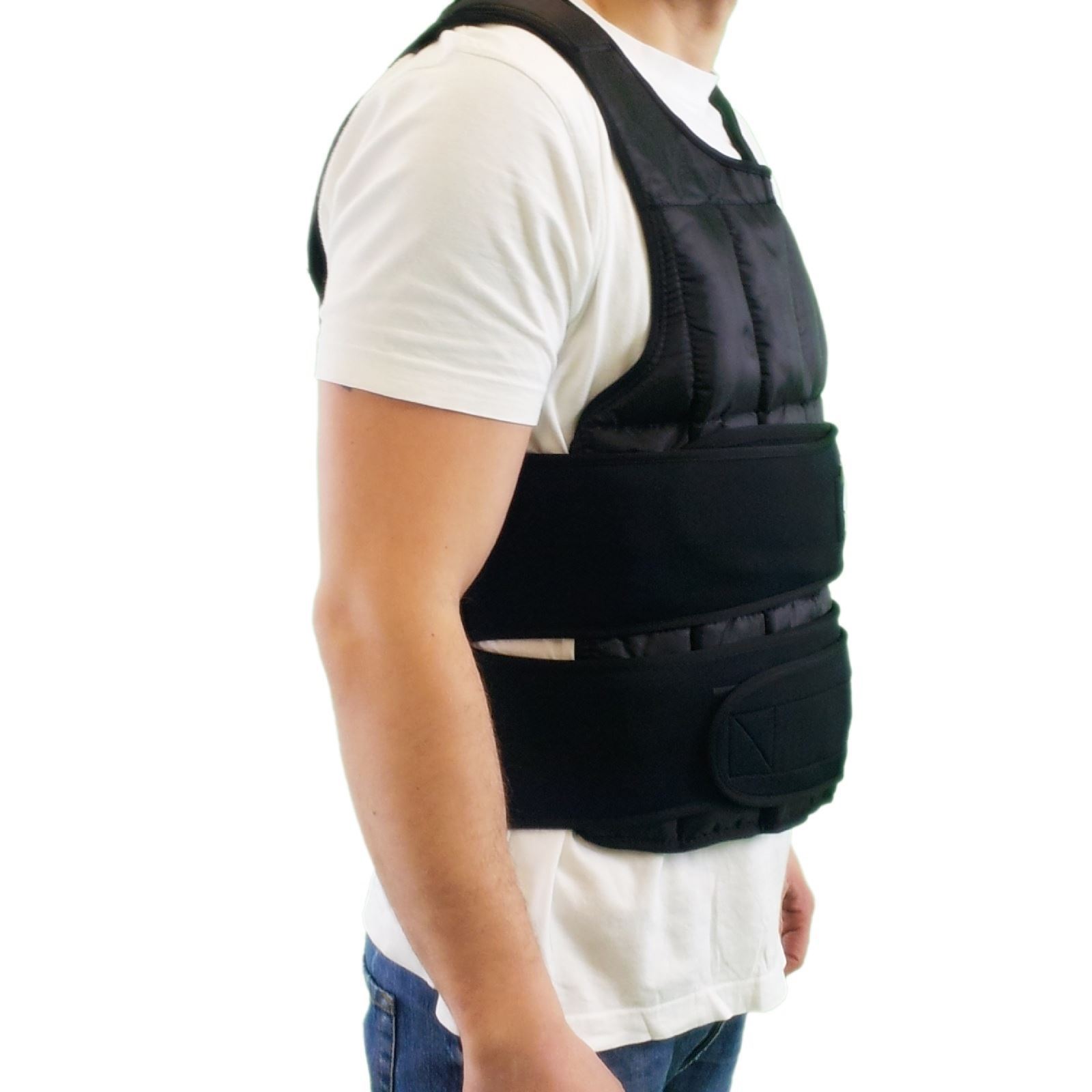 =5,10,15,20,30kg BODYRIP DELUXE WEIGHTED WEIGHT VEST TRAINING EXERCISE