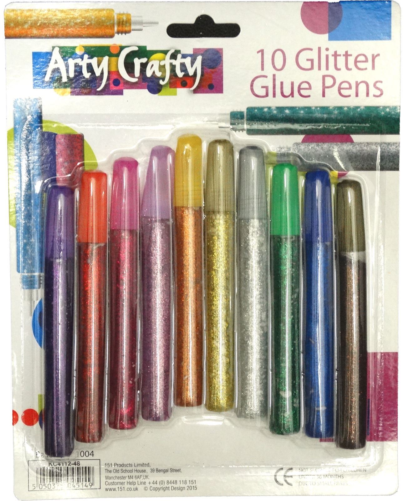 10 x GLITTER GLUE GEL PENS ART CRAFT SPARKLY COLOURED MARKERS eBay
