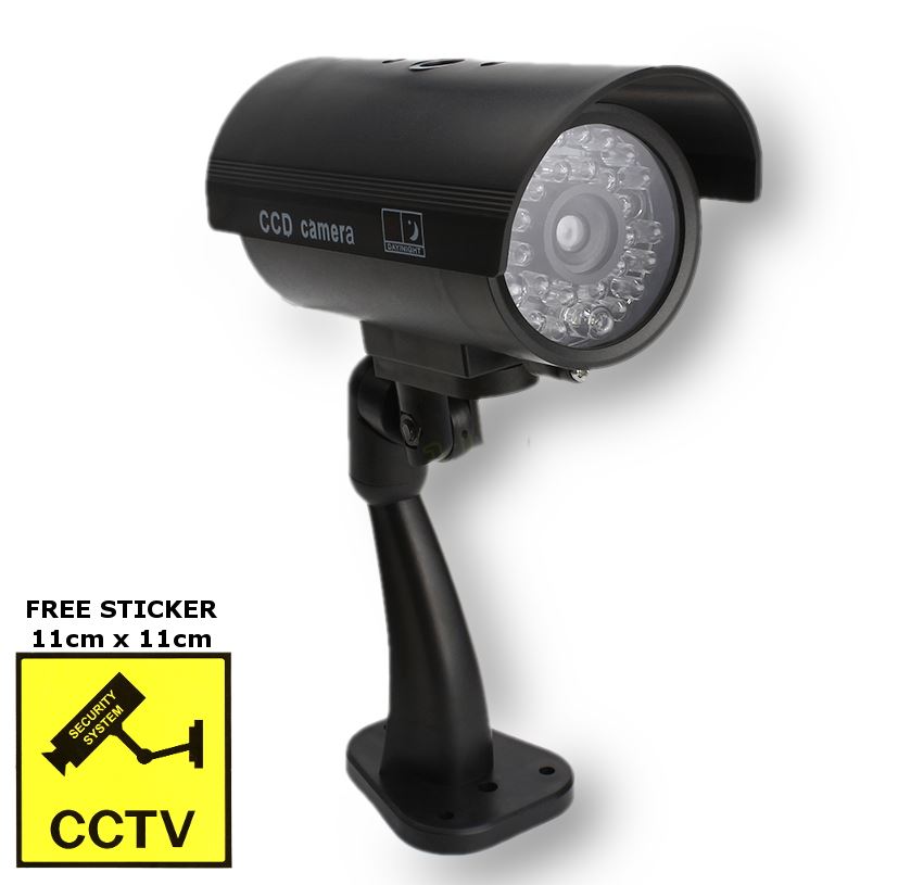 High Quality Outdoor Dummy Security Camera Fake LED Flashing CCTV Safe