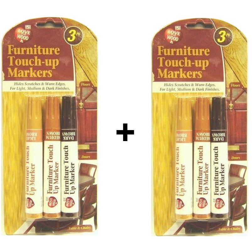 BUY 1 GET 1 FREE FURNITURE SCRATCH REPAIR TOUCH UP MARKER PEN LEATHER